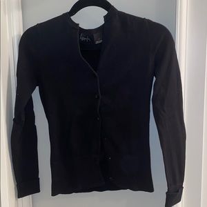 Black cardigan